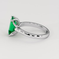 2.29 Ct. Emerald Ring, Platinum 950 4