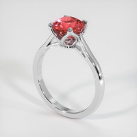 2.10 Ct. Gemstone Ring, Platinum 950 2