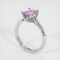 2.14 Ct. Sapphire Ring, Platinum 950 2
