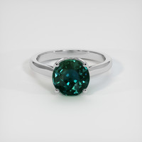 2.55 Ct. Sapphire Ring, Platinum 950 1