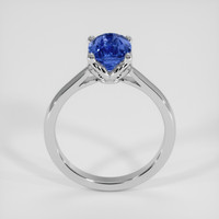 2.00 Ct. Blue Sapphire Ring, Platinum 950 3