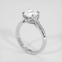 1.38 Ct. White Sapphire Ring, Platinum 950 2