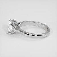 1.38 Ct. White Sapphire Ring, Platinum 950 4
