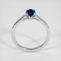 1.00 Ct. Bluish Green Sapphire Ring, Platinum 950 3