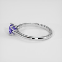 0.91 Ct. Purple Sapphire Ring, Platinum 950 4