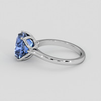 7.20 Ct. Blue Sapphire Ring, Platinum 950 4