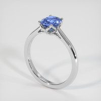1.68 Ct. Blue Sapphire Ring, Platinum 950 2