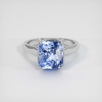 5.05 Ct. Blue Sapphire Ring, Platinum 950 1