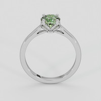 1.16 Ct. Yellowish Green Sapphire Ring, Platinum 950 3