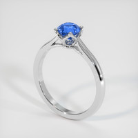 0.64 Ct. Sapphire Ring, Platinum 950 2