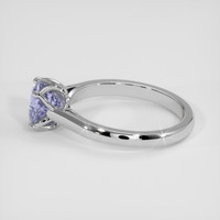 1.45 Ct. Violet Sapphire Ring, Platinum 950 4