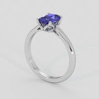 1.58 Ct. Bluish Purple Sapphire Ring, Platinum 950 2