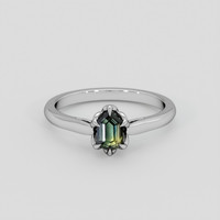 0.73 Ct. Bi Color Sapphire Ring, Platinum 950 1