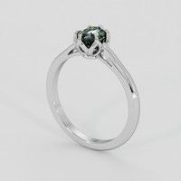 0.73 Ct. Bi Color Sapphire Ring, Platinum 950 2
