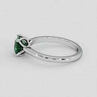 1.19 Ct. Bluish Green Sapphire Ring, Platinum 950 4