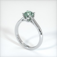 0.96 Ct. Sapphire Ring, Platinum 950 2
