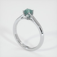 0.63 Ct. Sapphire Ring, Platinum 950 2