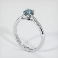 0.60 Ct. Sapphire Ring, Platinum 950 2