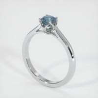 0.61 Ct. Sapphire Ring, Platinum 950 2