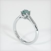 0.74 Ct. Sapphire Ring, Platinum 950 2
