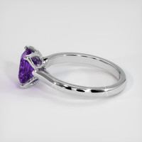 1.73 Ct. Purple Sapphire Ring, Platinum 950 4