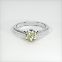 1.05 Ct. Yellow Sapphire Ring, Platinum 950 1