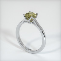 1.41 Ct. Yellow Sapphire Ring, Platinum 950 2