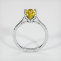2.93 Ct. Yellow Sapphire Ring, Platinum 950 3