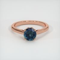 1.56 Ct. Sapphire Ring, 14K Rose Gold 1