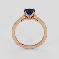 0.88 Ct. Color Change Sapphire Ring, 14K Rose Gold 3