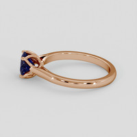 0.88 Ct. Color Change Sapphire Ring, 14K Rose Gold 4