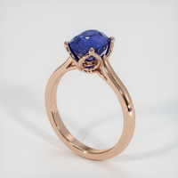 3.30 Ct. Sapphire Ring, 14K Rose Gold 2