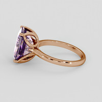 5.09 Ct. Bi Color Ametrine Ring, 14K Rose Gold 4