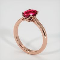 2.03 Ct. Ruby Ring, 14K Rose Gold 2