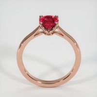 2.03 Ct. Ruby Ring, 14K Rose Gold 3