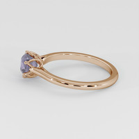 1.63 Ct. Purple Sapphire Ring, 14K Rose Gold 4