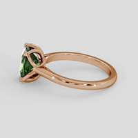 2.32 Ct. Green Sapphire Ring, 14K Rose Gold 4
