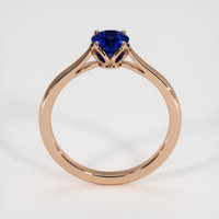 1.14 Ct. Blue Sapphire Ring, 14K Rose Gold 3