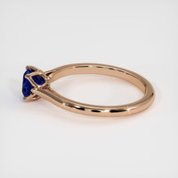 1.14 Ct. Blue Sapphire Ring, 14K Rose Gold 4