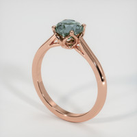 1.40 Ct. Sapphire Ring, 14K Rose Gold 2