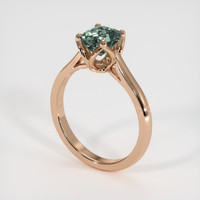 1.56 Ct. Sapphire Ring, 14K Rose Gold 2