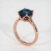 4.02 Ct. Sapphire Ring, 14K Rose Gold 2