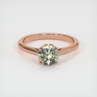 1.41 Ct. Sapphire Ring, 14K Rose Gold 1