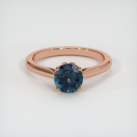 1.56 Ct. Sapphire Ring, 18K Rose Gold 1