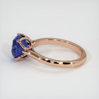 3.30 Ct. Sapphire Ring, 18K Rose Gold 4