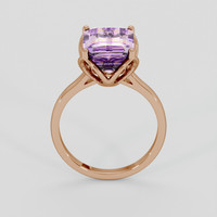 5.09 Ct. Bi Color Ametrine Ring, 18K Rose Gold 3