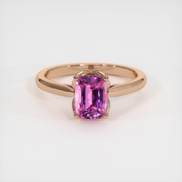 1.15 Ct. Sapphire Ring, 18K Rose Gold 1