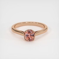 1.20 Ct. Sapphire Ring, 18K Rose Gold 1
