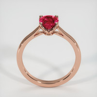 2.03 Ct. Ruby Ring, 18K Rose Gold 3