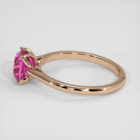 3.16 Ct. Padparadscha Sapphire Ring, 18K Rose Gold 4